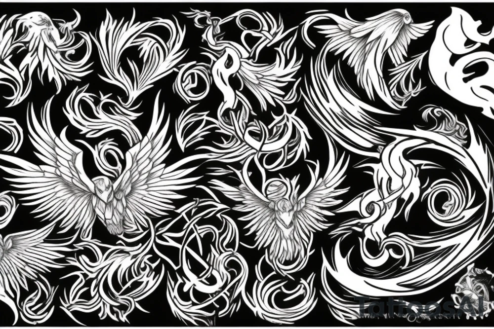 Phoenix tattoo idea