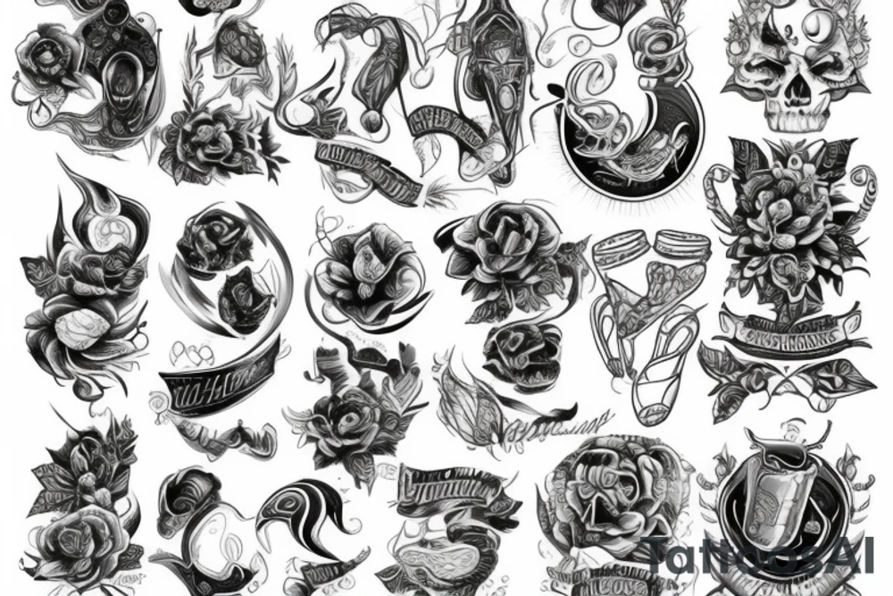 Чорний кіт у футболці Реал Мадрид tattoo idea