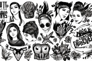 Against the current tattoo idea