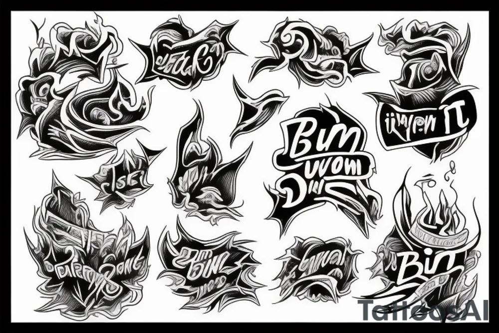 Burn it down tattoo idea