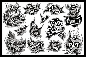 Burn it down tattoo idea