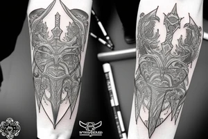 Longsword tattoo idea