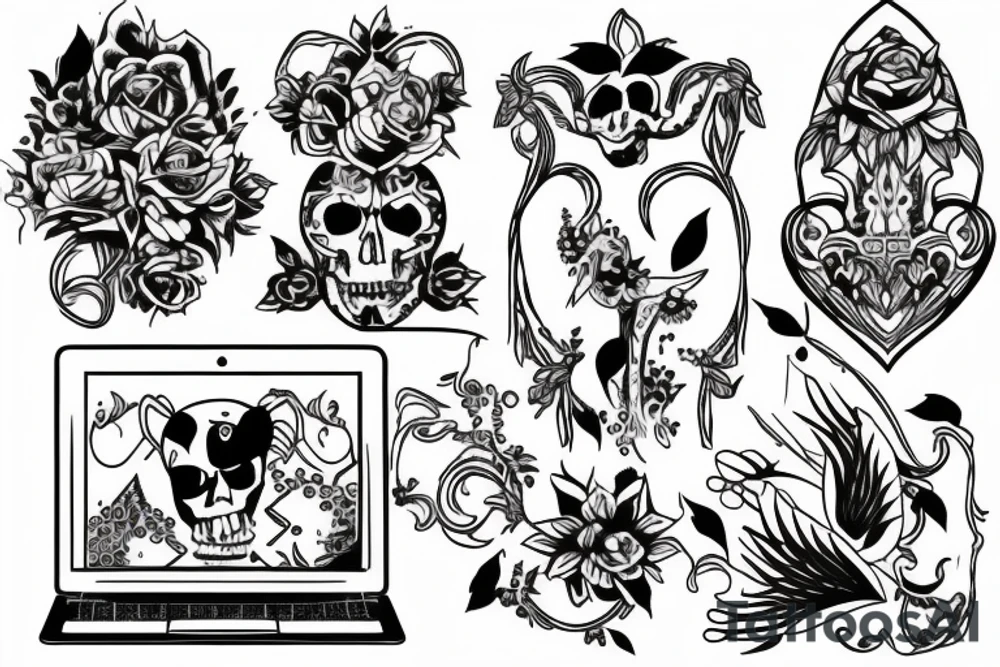 Being depressed and procrastinating all the time tattoo idea