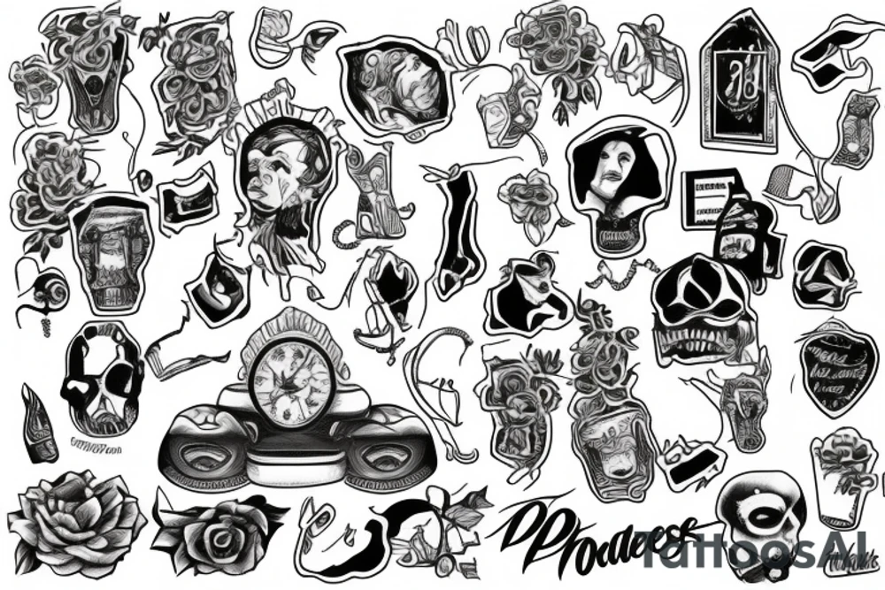 Being depressed and procrastinating all the time tattoo idea