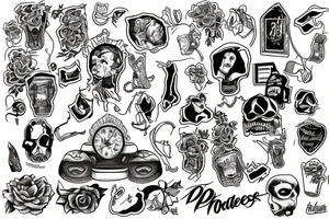 Being depressed and procrastinating all the time tattoo idea