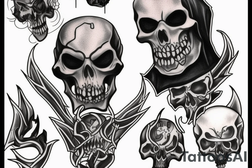 GRIMM REAPER tattoo idea
