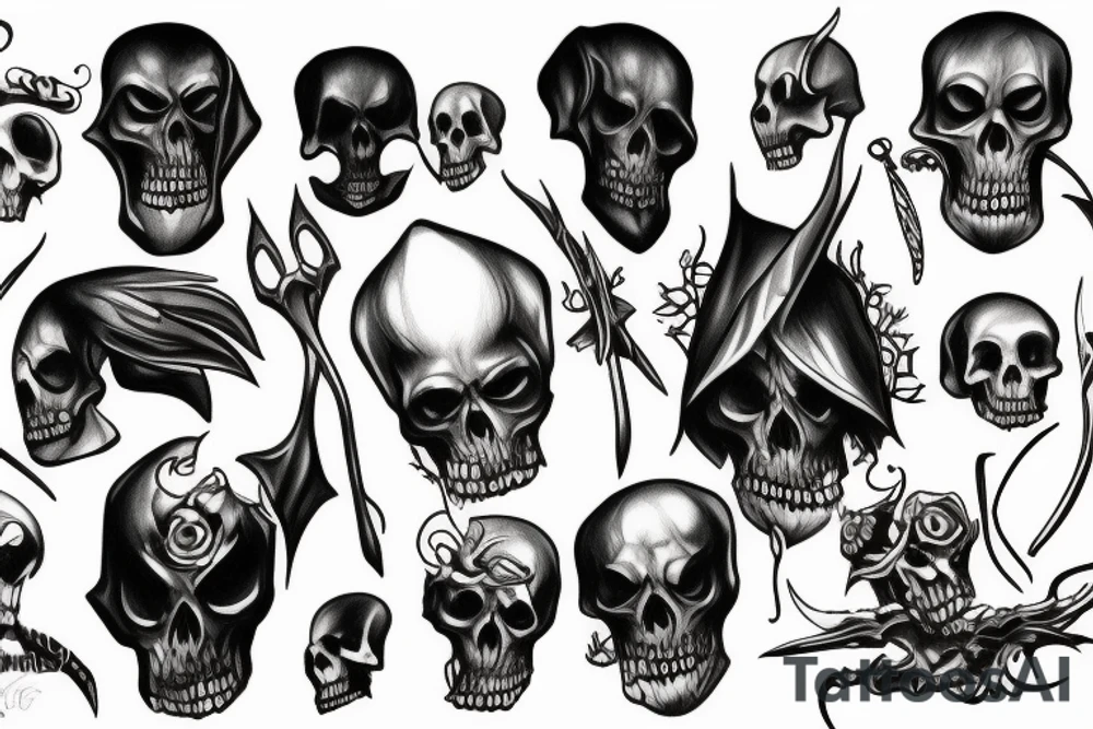 GRIMM REAPER tattoo idea