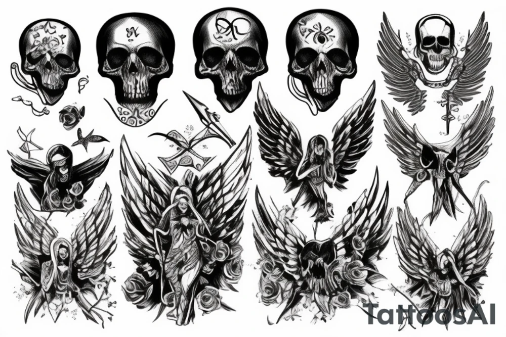 ANGEL OF DEATH tattoo idea