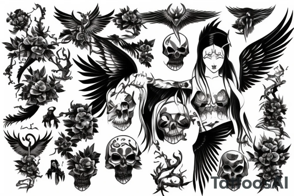 ANGEL OF DEATH tattoo idea