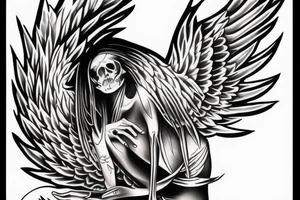 ANGEL OF DEATH tattoo idea