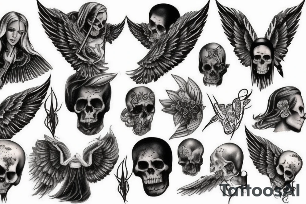 ANGEL OF DEATH tattoo idea