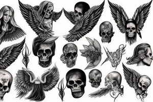 ANGEL OF DEATH tattoo idea