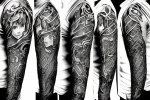 sleeve
harry potter tattoo idea