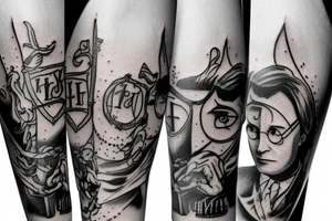 harry potter tattoo idea