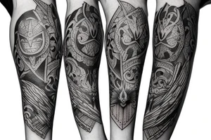 harry potter sleeve tattoo idea