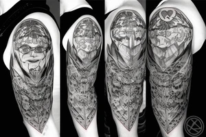 harry potter sleeve tattoo idea