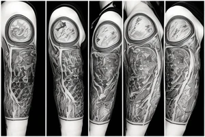 harry potter sleeve tattoo idea
