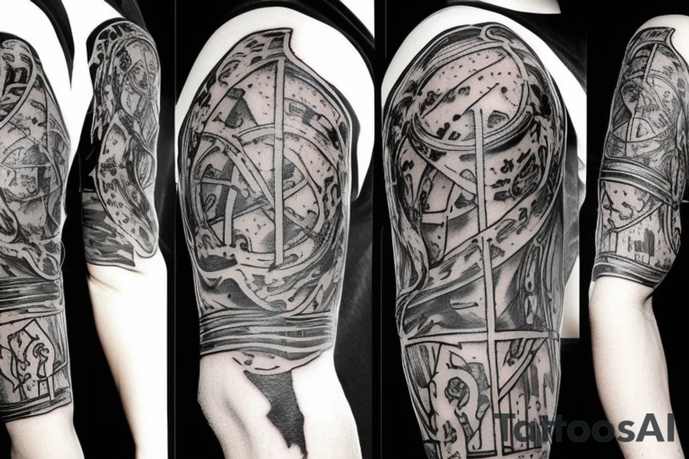 harry potter sleeve tattoo idea