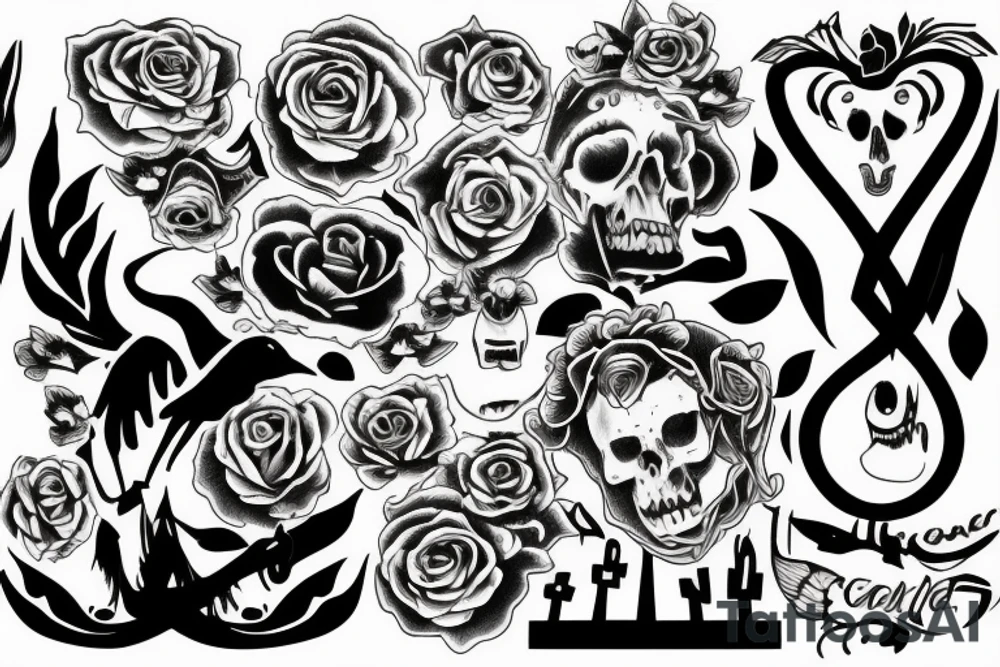 Empty Grave tattoo idea