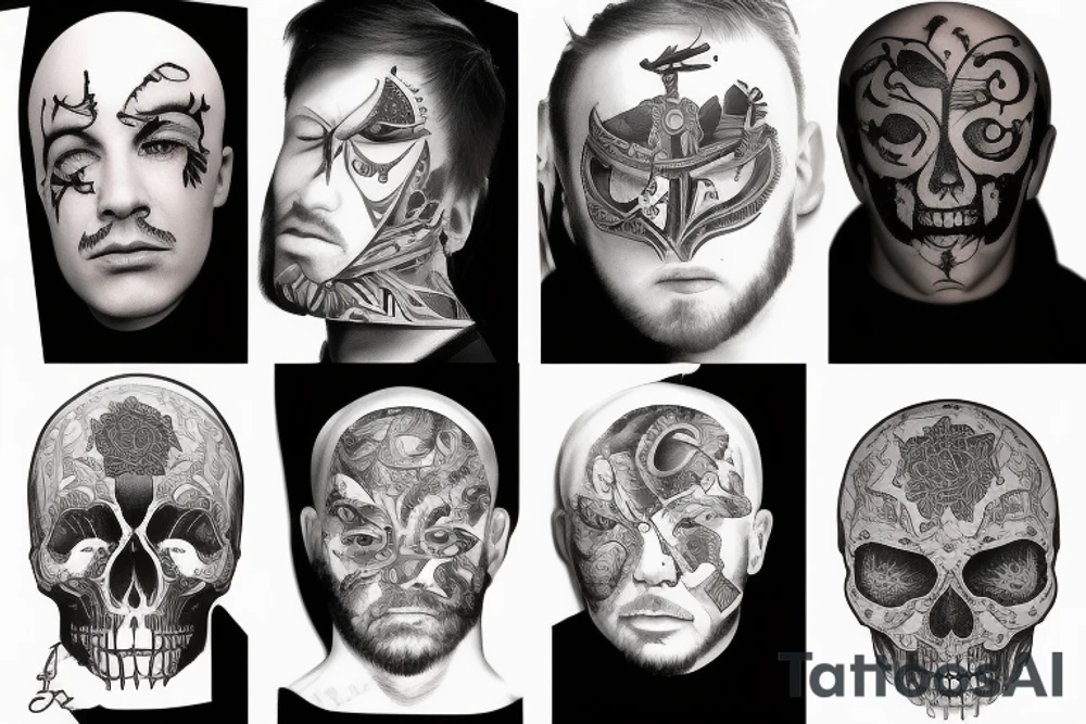 a man teaching tattoo idea