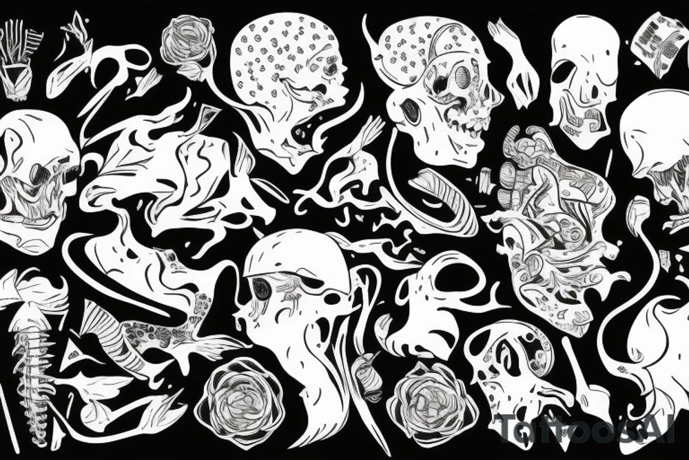 a man teaching tattoo idea