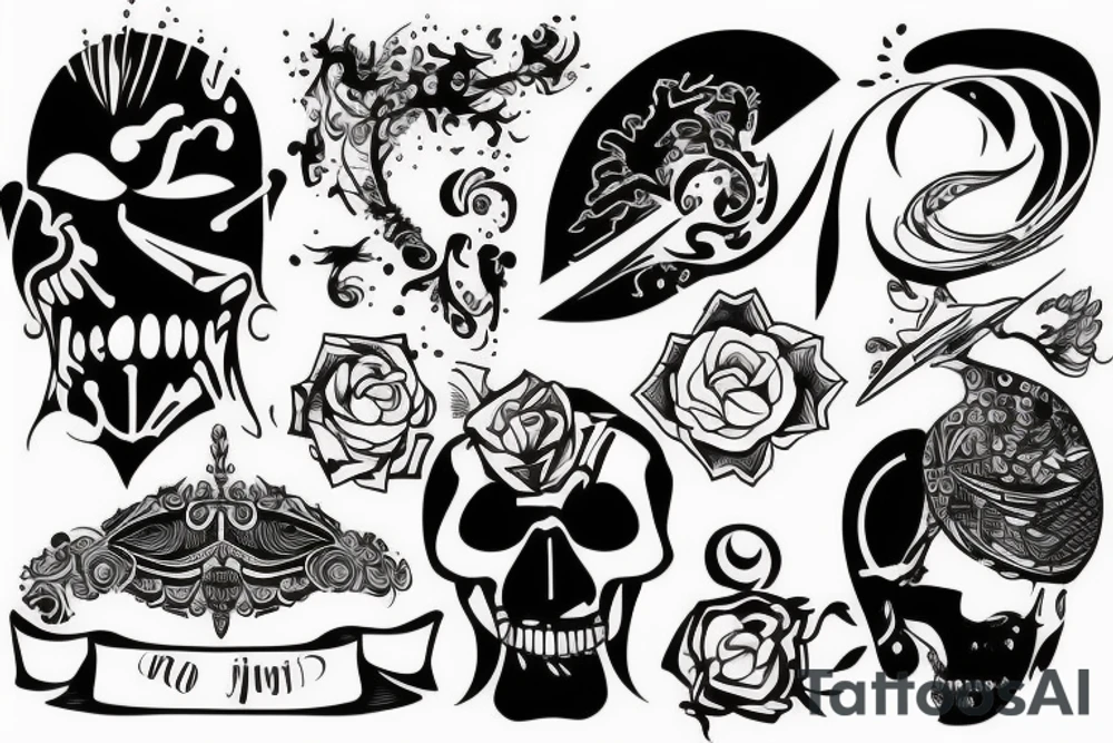 a man teaching tattoo idea