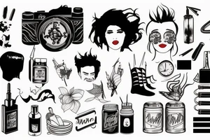 a man teaching tattoo idea