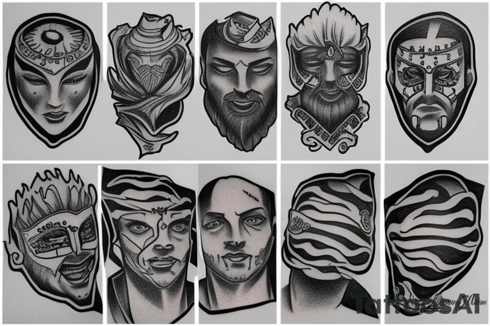 artistic designed tattoo incorporating the man in the arena speech tattoo idea