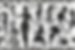 silhouette of woman's body tattoo idea