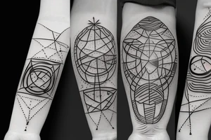 constellation orian tattoo idea