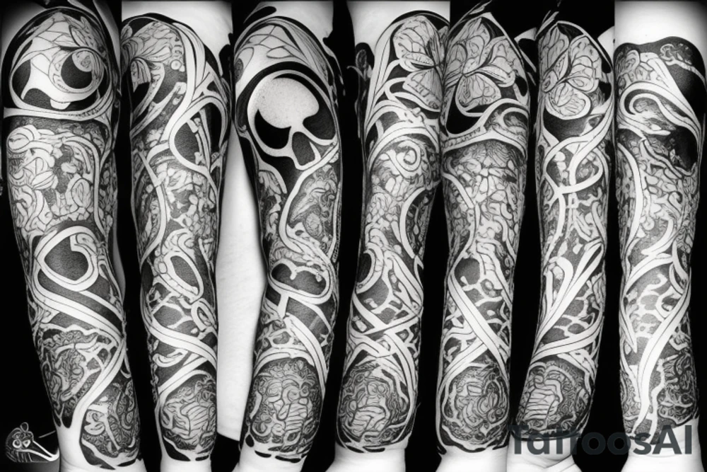 shadow creature tattoo idea