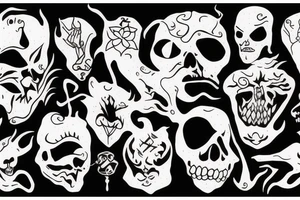 shadow creature tattoo idea