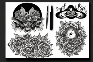shadow creature tattoo idea