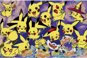 Pikachu Halloween tattoo idea