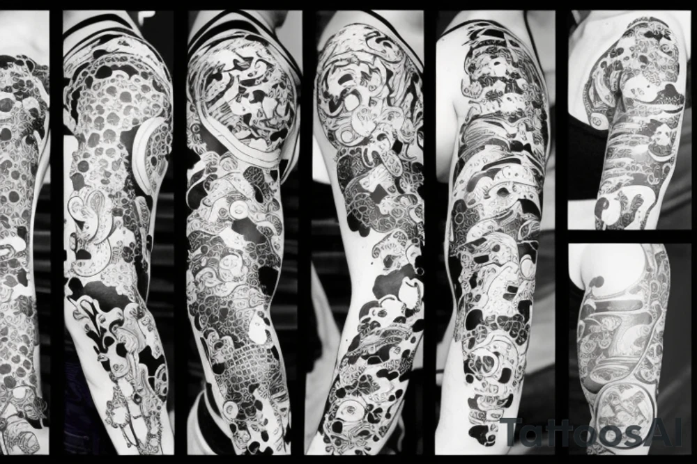 Japanese arm tattoo idea