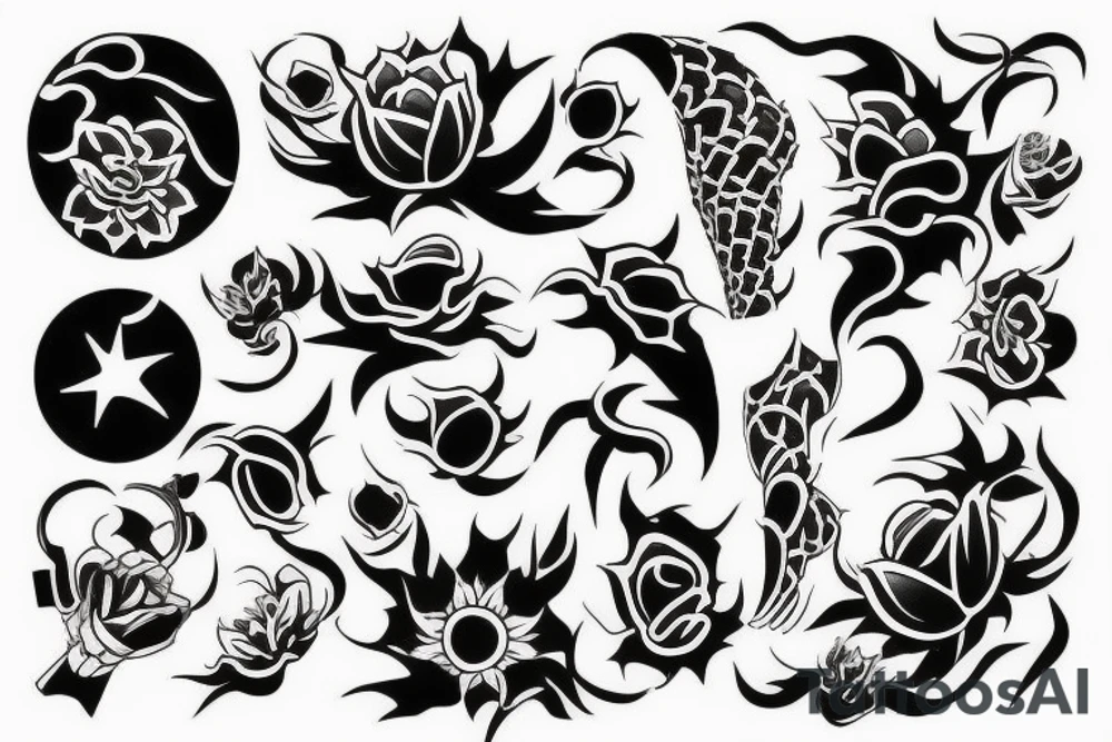 Japanese arm tattoo idea