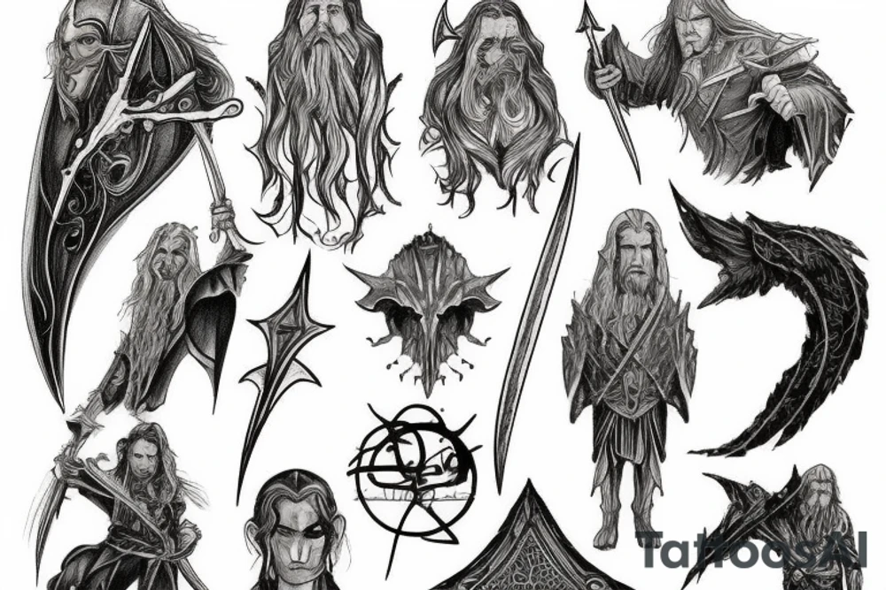 lord of the rings tattoo idea