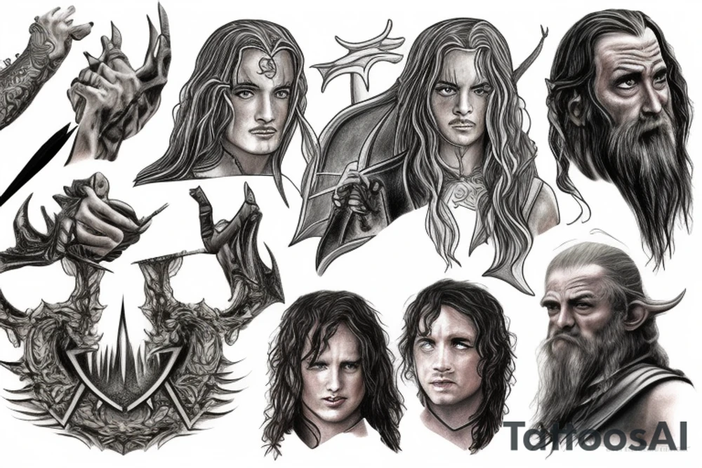 lord of the rings tattoo idea