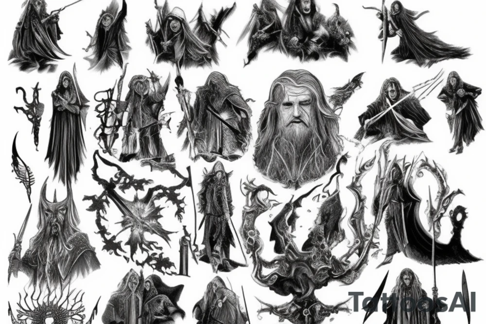 lord of the rings tattoo idea