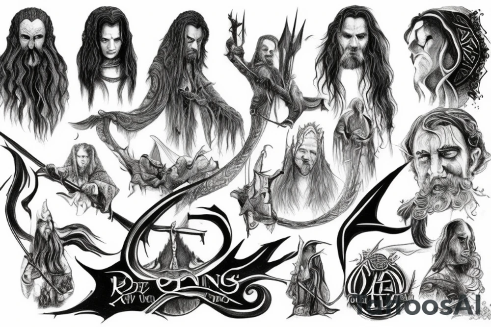 lord of the rings tattoo idea