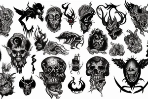 Demonic tattoo idea