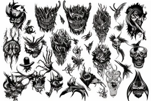 Demonic tattoo idea