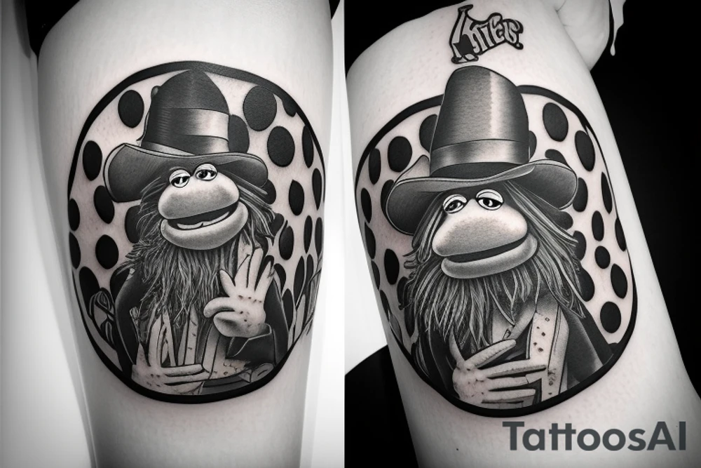 Animal from the muppets, living a hard life. tattoo idea