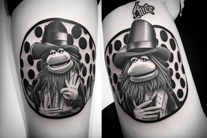 Animal from the muppets, living a hard life. tattoo idea