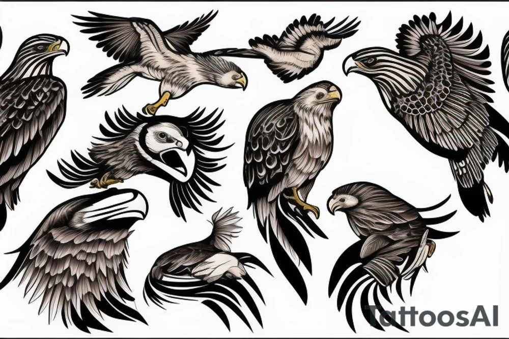 Philippine eagle tattoo idea
