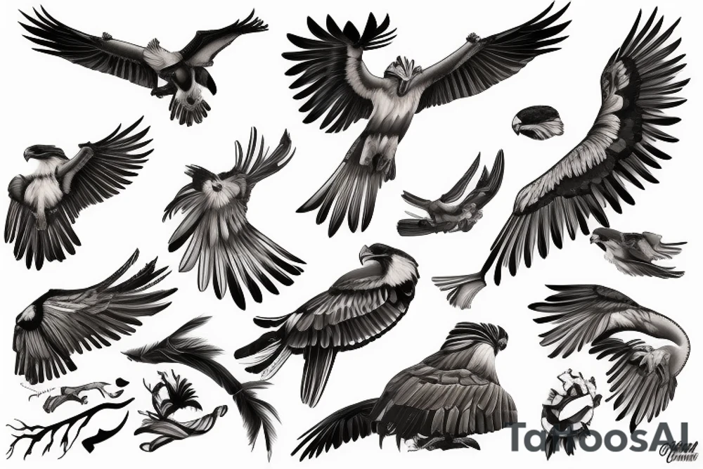 Philippine eagle tattoo idea