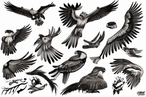 Philippine eagle tattoo idea