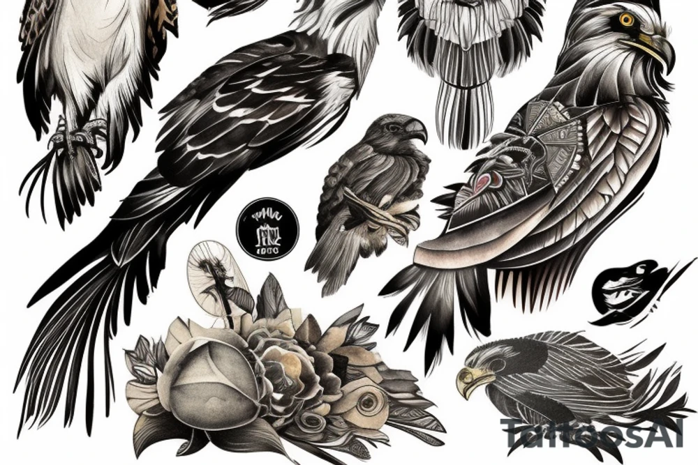 Philippine eagle tattoo idea
