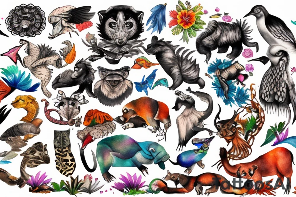 Animals of the Philippines tattoo idea