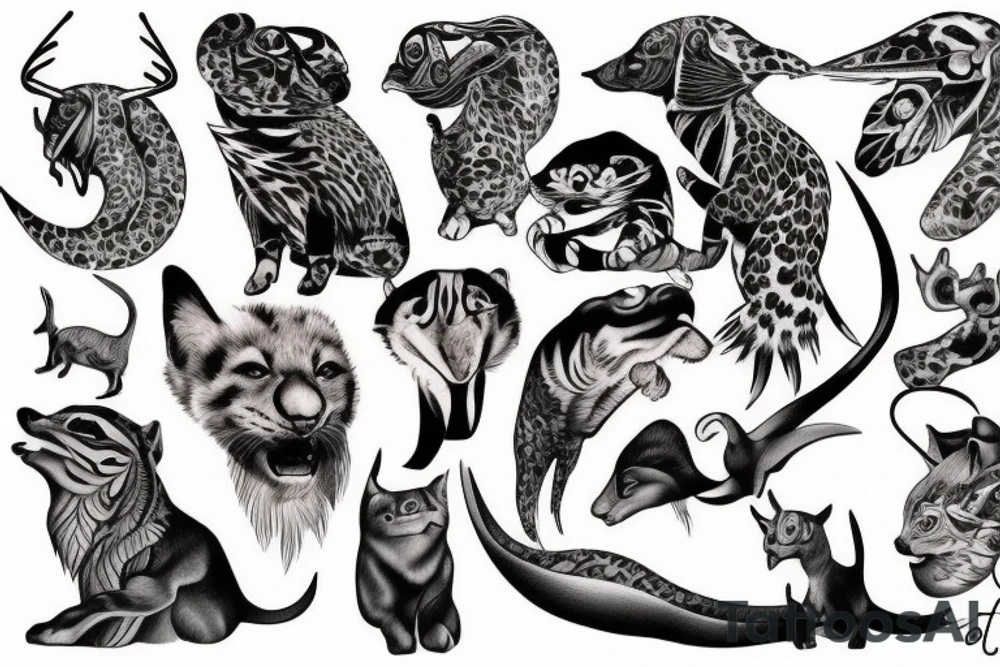 Animals of the Philippines tattoo idea